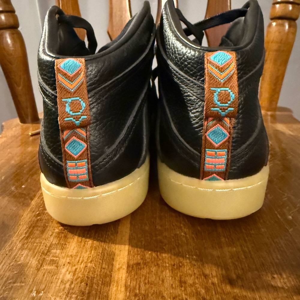 NIKE KD VII Lifestyle QS Men’s Size 9.5 SNEAKER Black Leather 653871 001